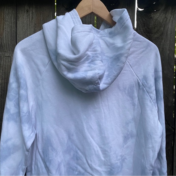 Free City women Hoodie Large Sweatshirt Top White Gray L - Picture 7 of 16